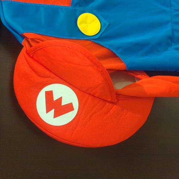 Mario Bros Costume - NWT Size 5-6 - Picture 2 of 4